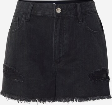 HOLLISTER Regular Shorts in Schwarz: predná strana