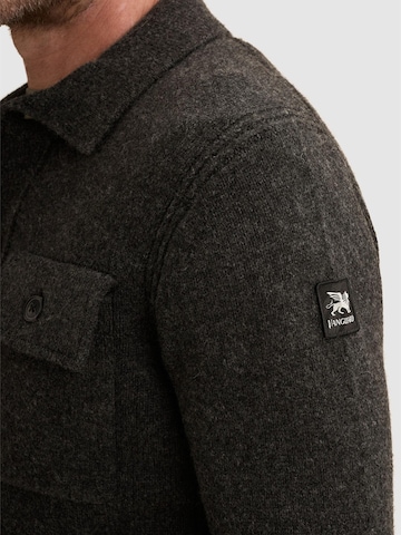 VANGUARD Gebreid vest 'Cardigan in wool with button closure' in Grijs
