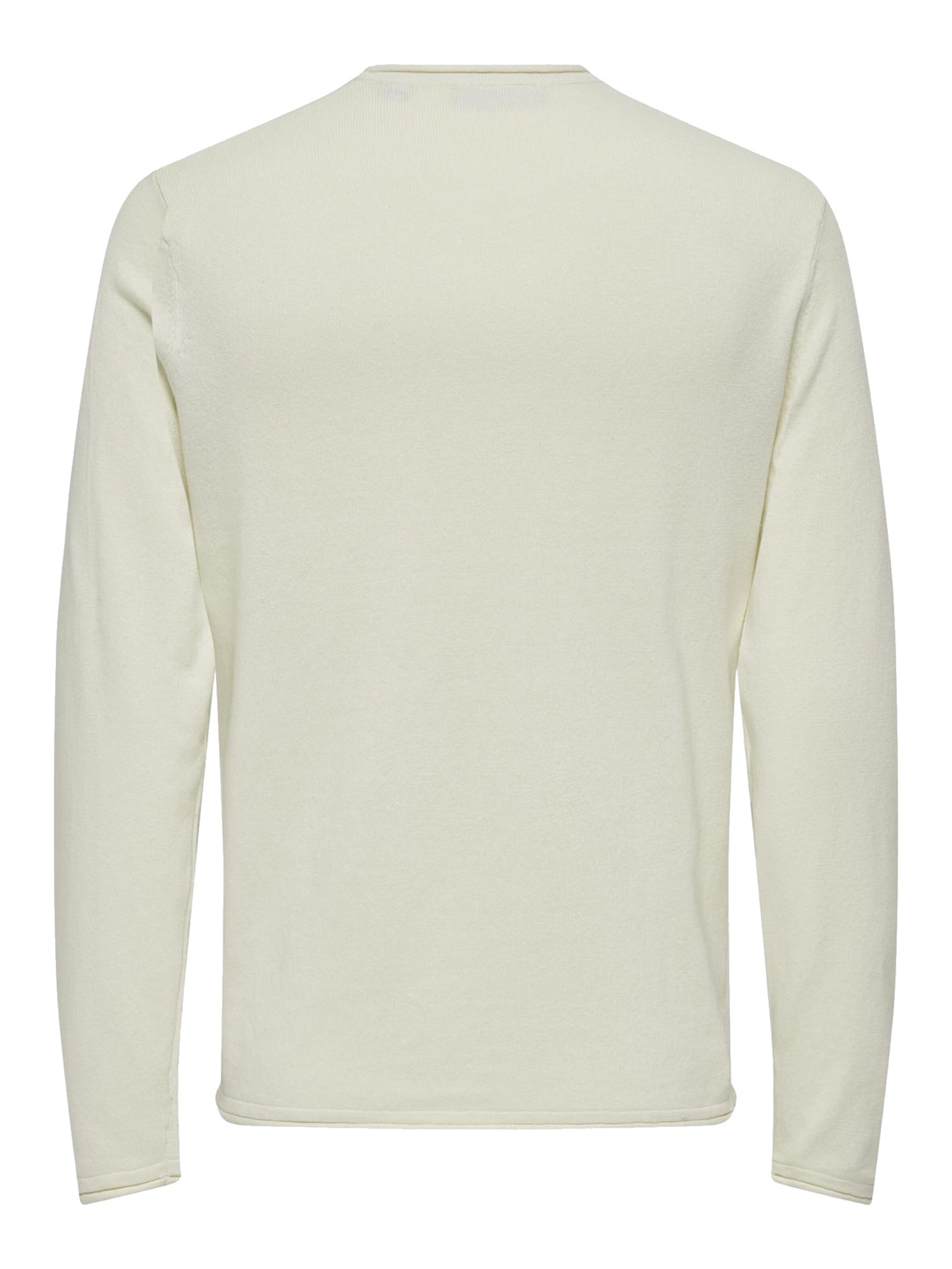 Only &amp; Sons Trui &#x27;Jimmy&#x27; in Wit