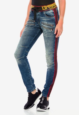 CIPO & BAXX Regular Jeans in Blauw