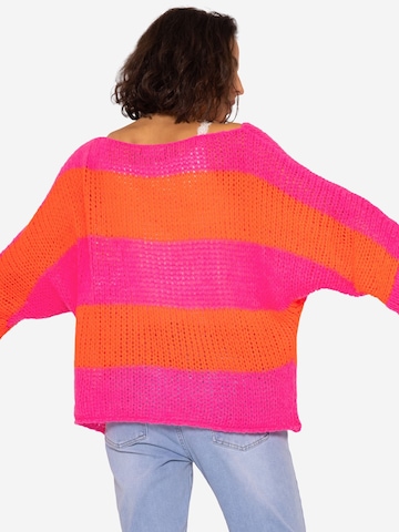 SASSYCLASSY Pullover i overstørrelse i pink