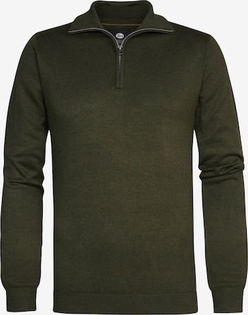 Petrol Industries Sweater 'Harvey' in Green: front