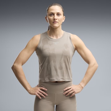 PUMA Sporttop 'Puma X Hyrox Cloudspun' in Beige: voorkant