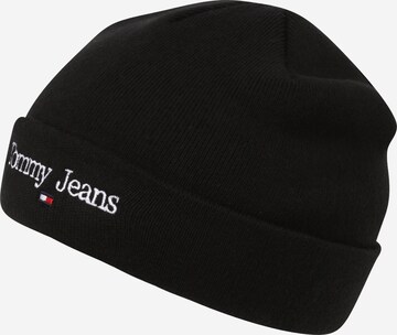 melns Tommy Jeans Cepure: no priekšpuses