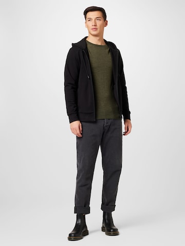 Hackett London Sweatjacke in Schwarz