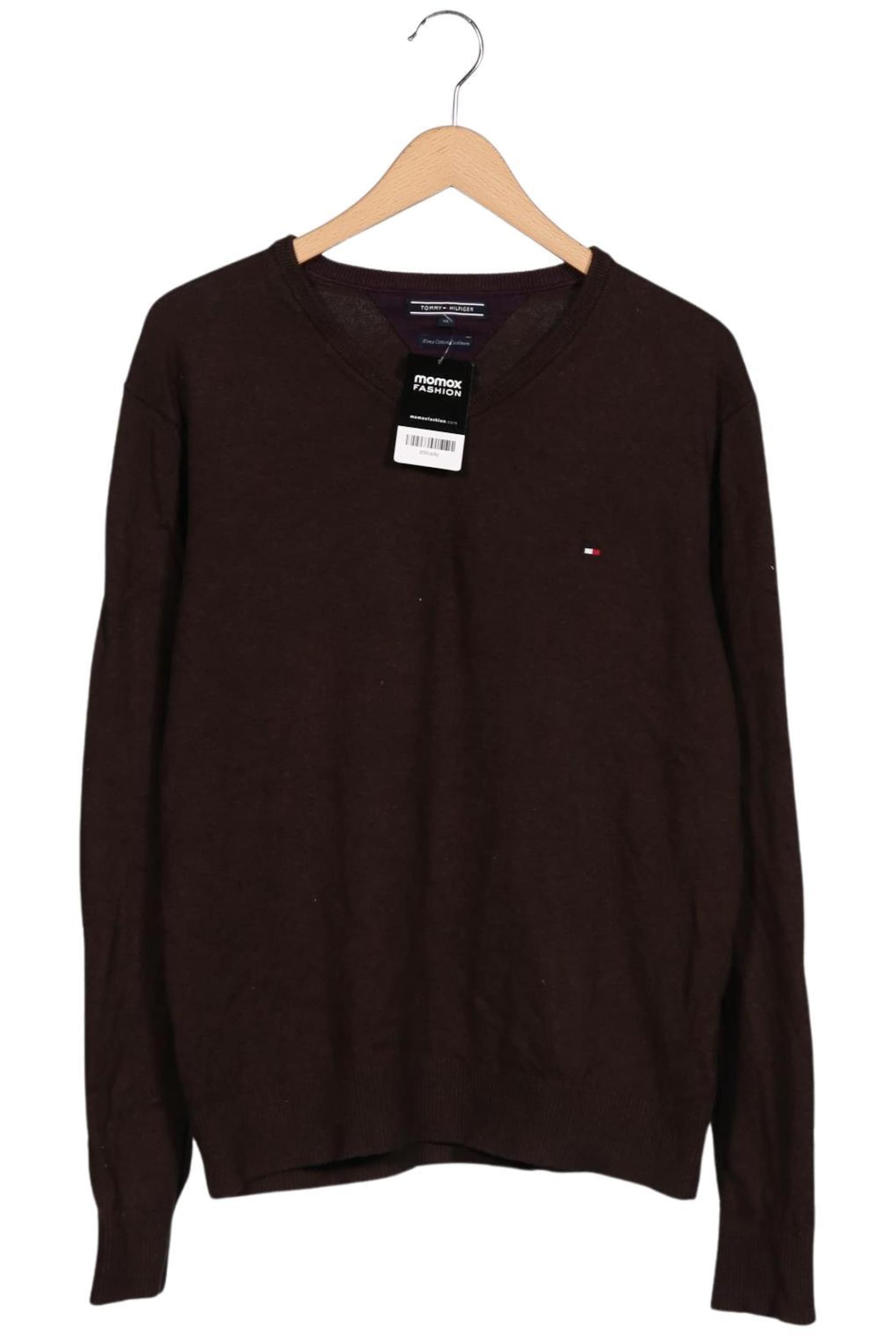 TOMMY HILFIGER Sweater & Cardigan in XL in Brown: front