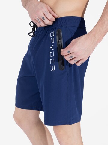 Pantaloncini sportivi da bagno di Spyder in blu