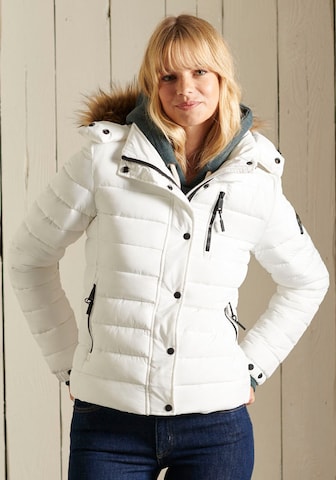 Superdry Winterjacke in Weiß