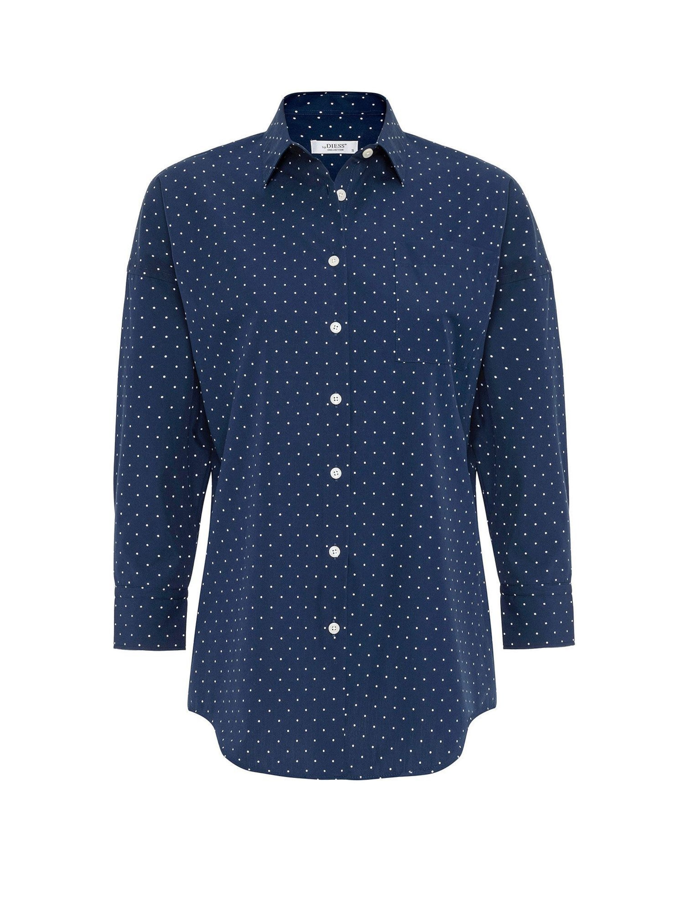 By Diess Collection Skjorta i mörkblå / vit, Produktvy