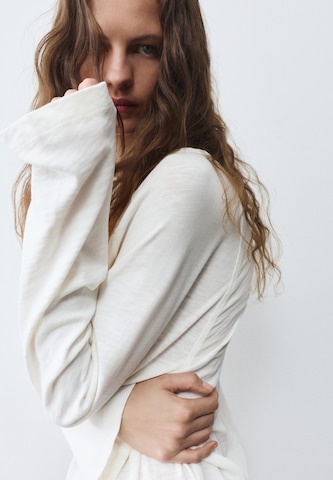 Pull&Bear Majica | bela barva