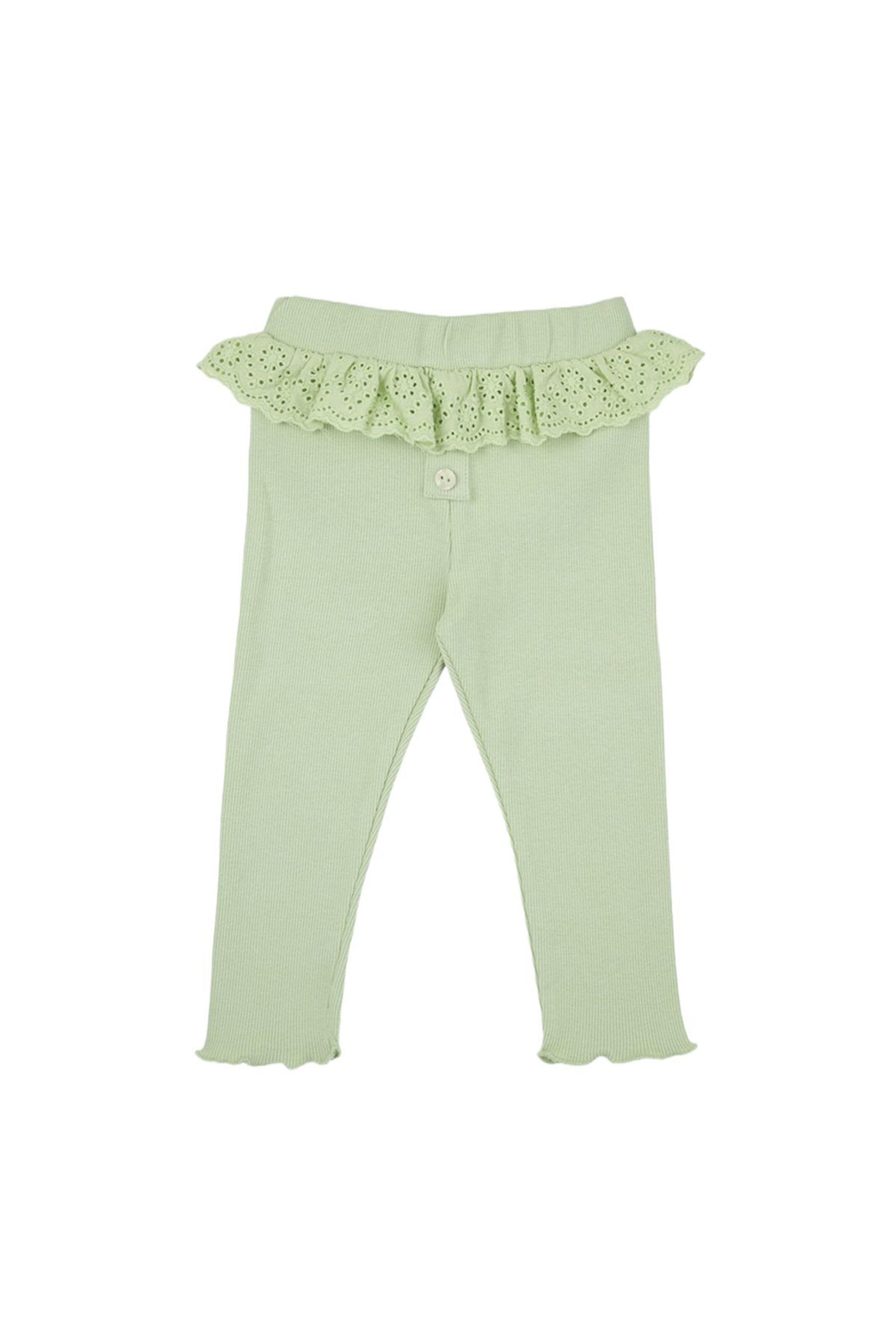 Panço Skinny Leggings in Grün: Vorderseite