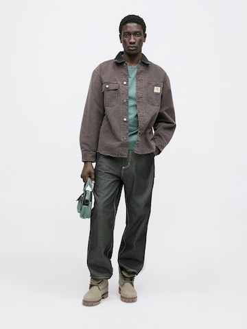 pilka Carhartt WIP Standartinis modelis Marškiniai 'Mitch'