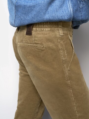 MEYER Regular Chino M5 Move in Braun