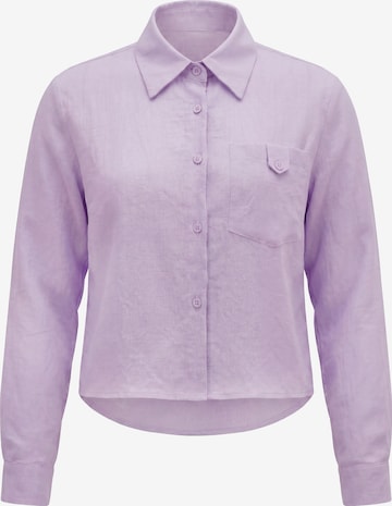 MYMO - Blusa em roxo: frente