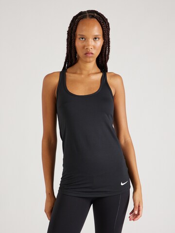 NIKE Sports top in Black: front