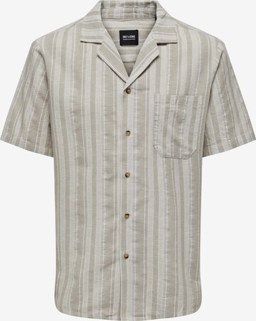 Regular fit Camicia 'Eye' di Only & Sons in grigio: frontale