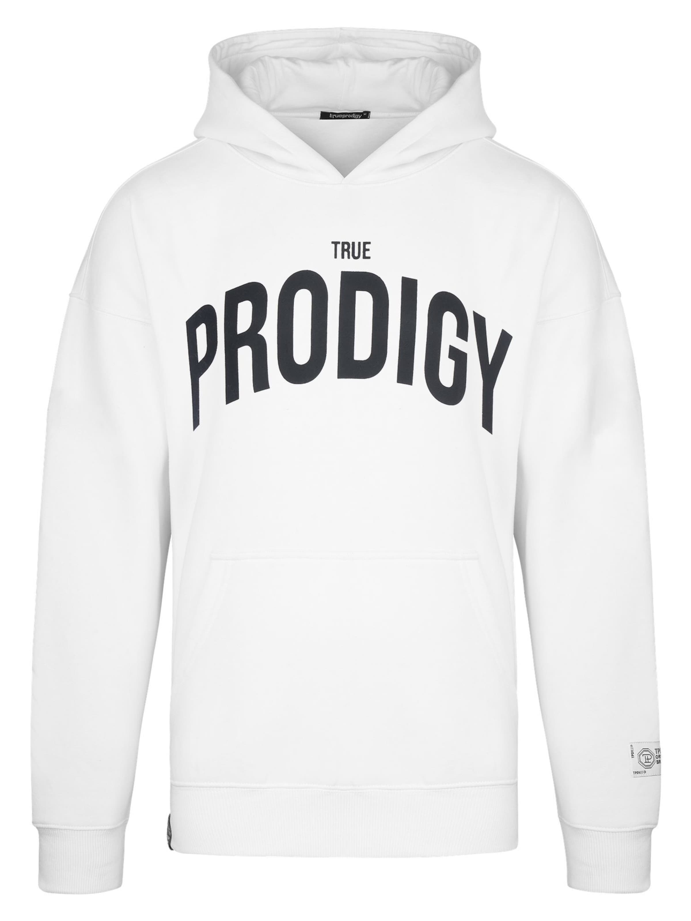 trueprodigy - Sudadera 'Tobi' en blanco: frente