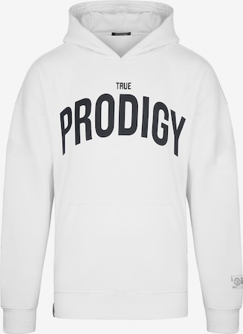 trueprodigy Sweatshirt 'Tobi' in Wit: voorkant