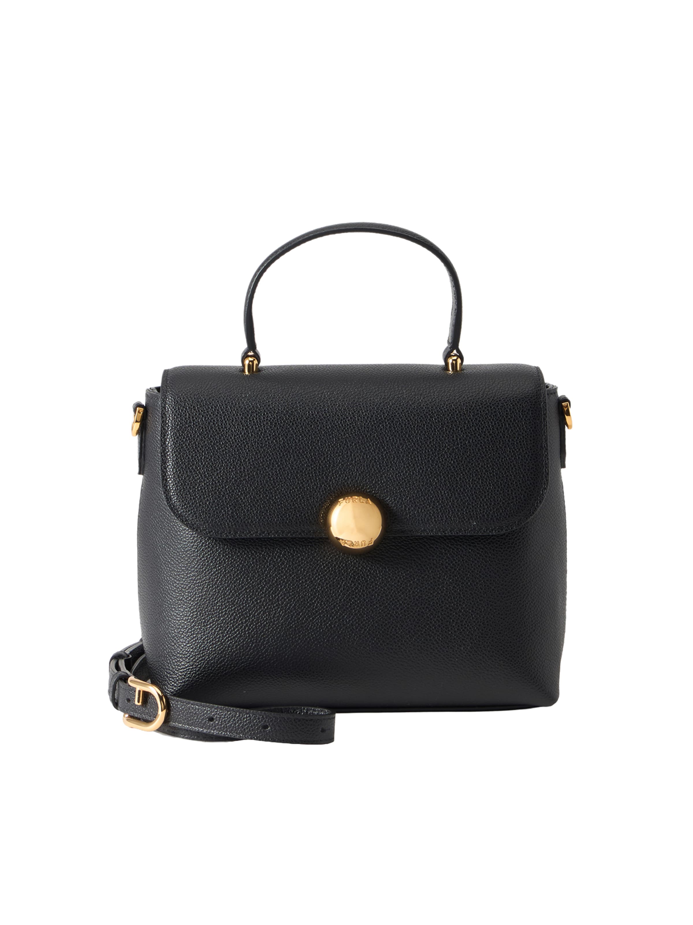 FURLA Håndtaske 'MOONLIGHT' i sort: forside