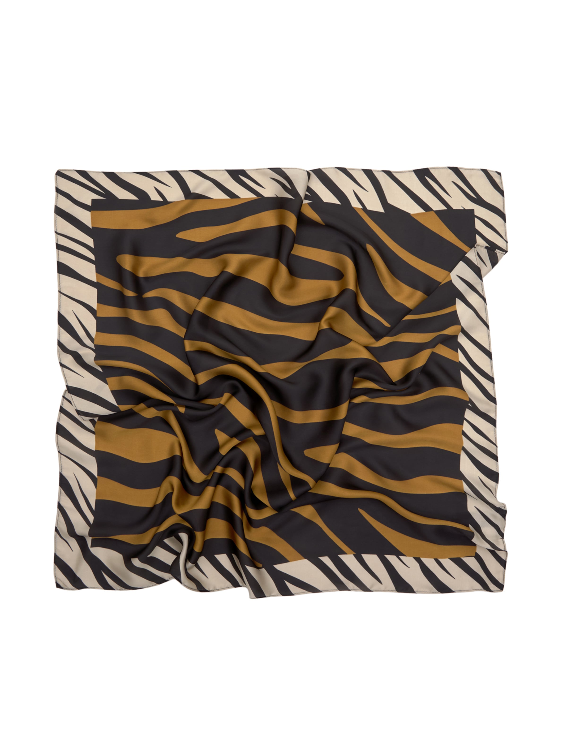 Foulard Pull&Bear en noir : devant