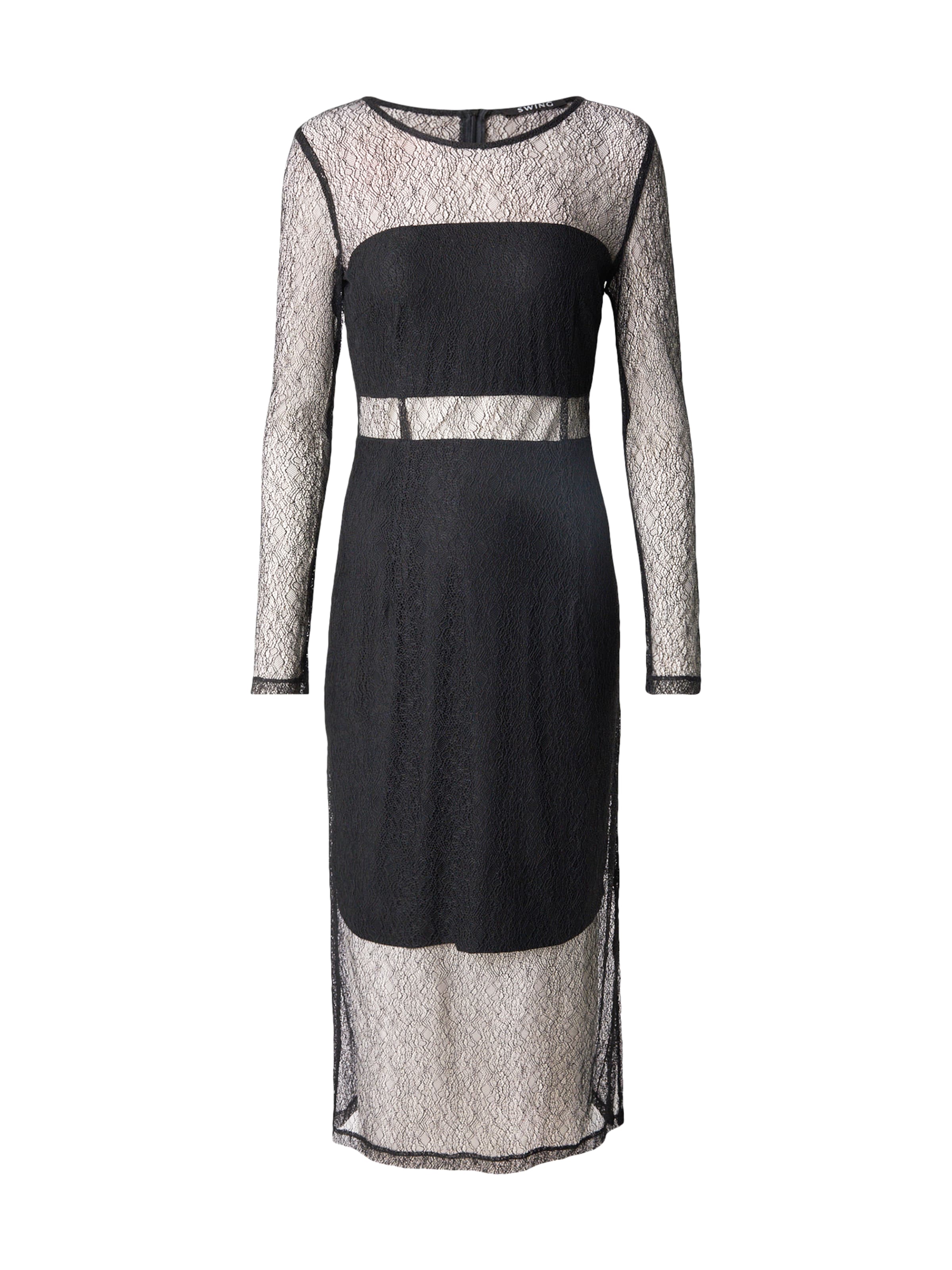 SWING Šaty – černá: přední strana