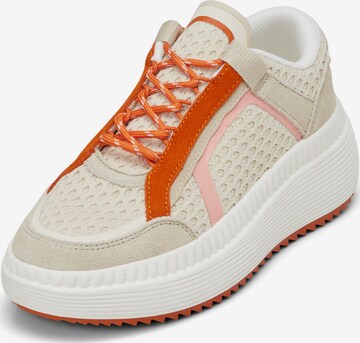 Baskets basses Marc O'Polo en orange : devant