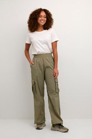 Kaffe Loose fit Cargo Pants 'Marie' in Beige