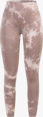 Leggings Smilodox en marron : devant