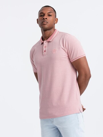 Ombre Shirt in Roze: voorkant