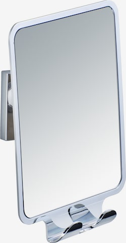 Wenko Cosmetic Mirror 'Vacuum-Loc® Quadro' in Silver: front