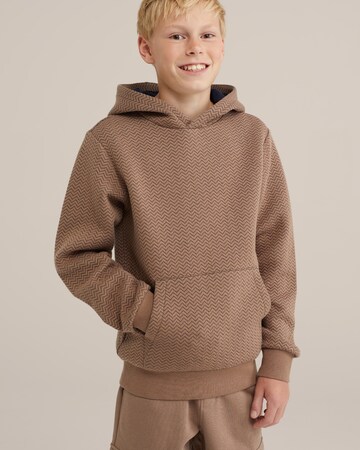 Felpa di WE Fashion in marrone: frontale