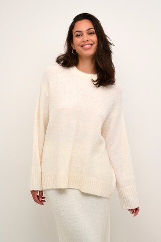 Kaffe Sweater 'Manu' in White