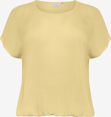 Camicia da donna 'Ami Stanley' di KAFFE CURVE in giallo: frontale