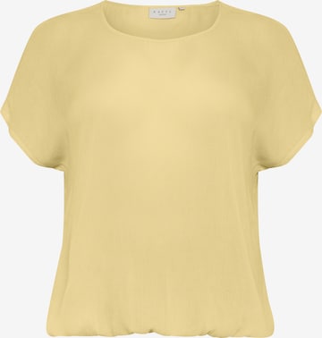 KAFFE CURVE - Blusa 'Ami Stanley' en amarillo: frente