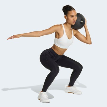 ADIDAS PERFORMANCE High Support Sports Bra in White