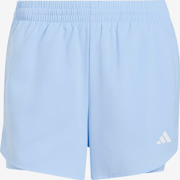 ADIDAS PERFORMANCE Spordipüksid, värv sinine: eest vaates