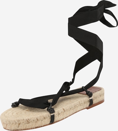 Sandale 'EMA' Polo Ralph Lauren pe negru, Vizualizare produs