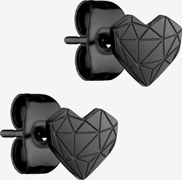 Boucles d'oreilles Liebeskind Berlin en noir : devant