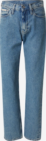 mėlyna Calvin Klein Jeans Laisvas Džinsai: priekis