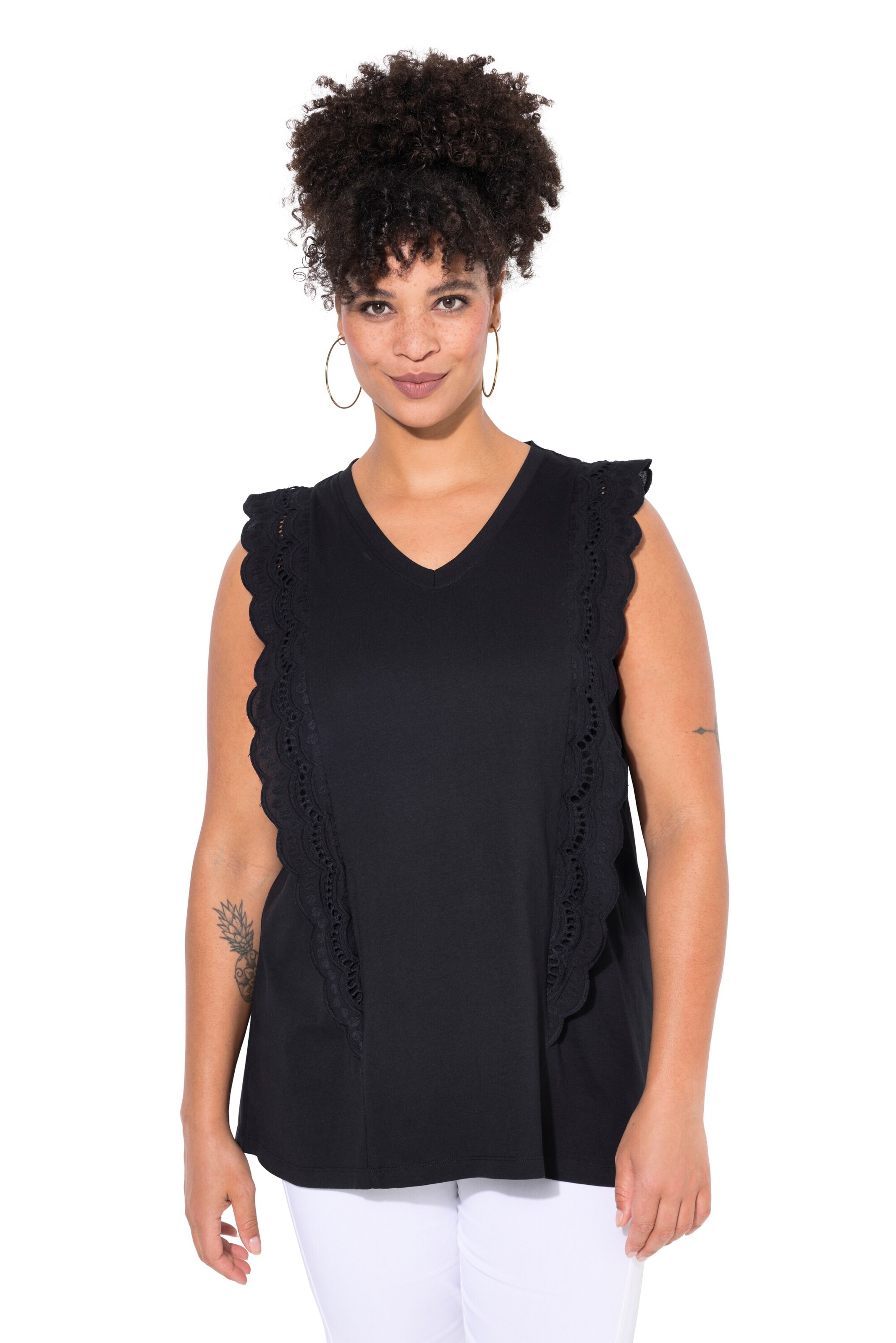 MIAMODA Top in Zwart: voorkant