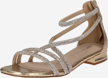 TATA Italia Sandalen met riem in Goud: voorkant