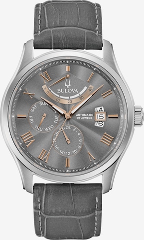 Bulova Analog Watch in Grey: front