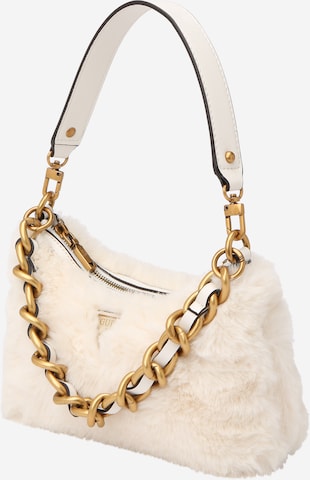 GUESS - Bolso de hombro en blanco: frente