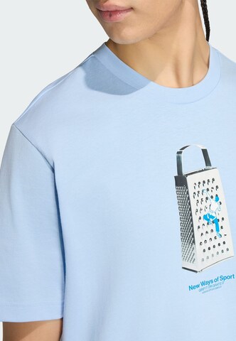 ADIDAS SPORTSWEAR Functioneel shirt 'Sketches Climbing' in Blauw