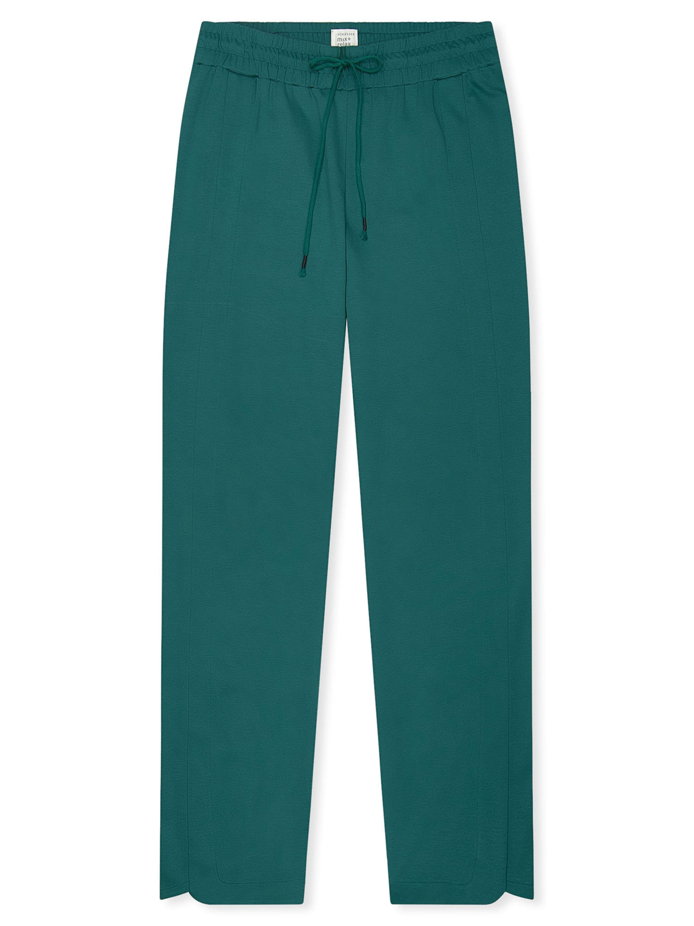 Pantalon de pyjama 'Mix Relax' SCHIESSER en vert : devant