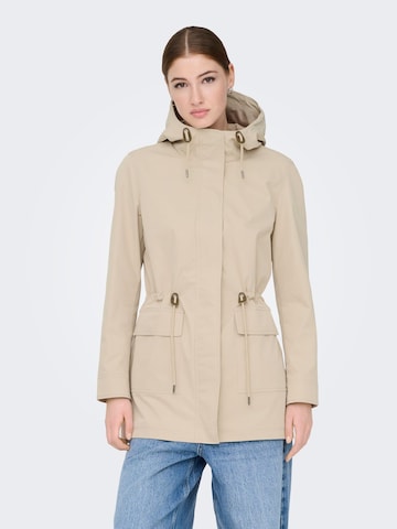 ONLY Tussenparka 'ONLLouise' in Beige: voorkant