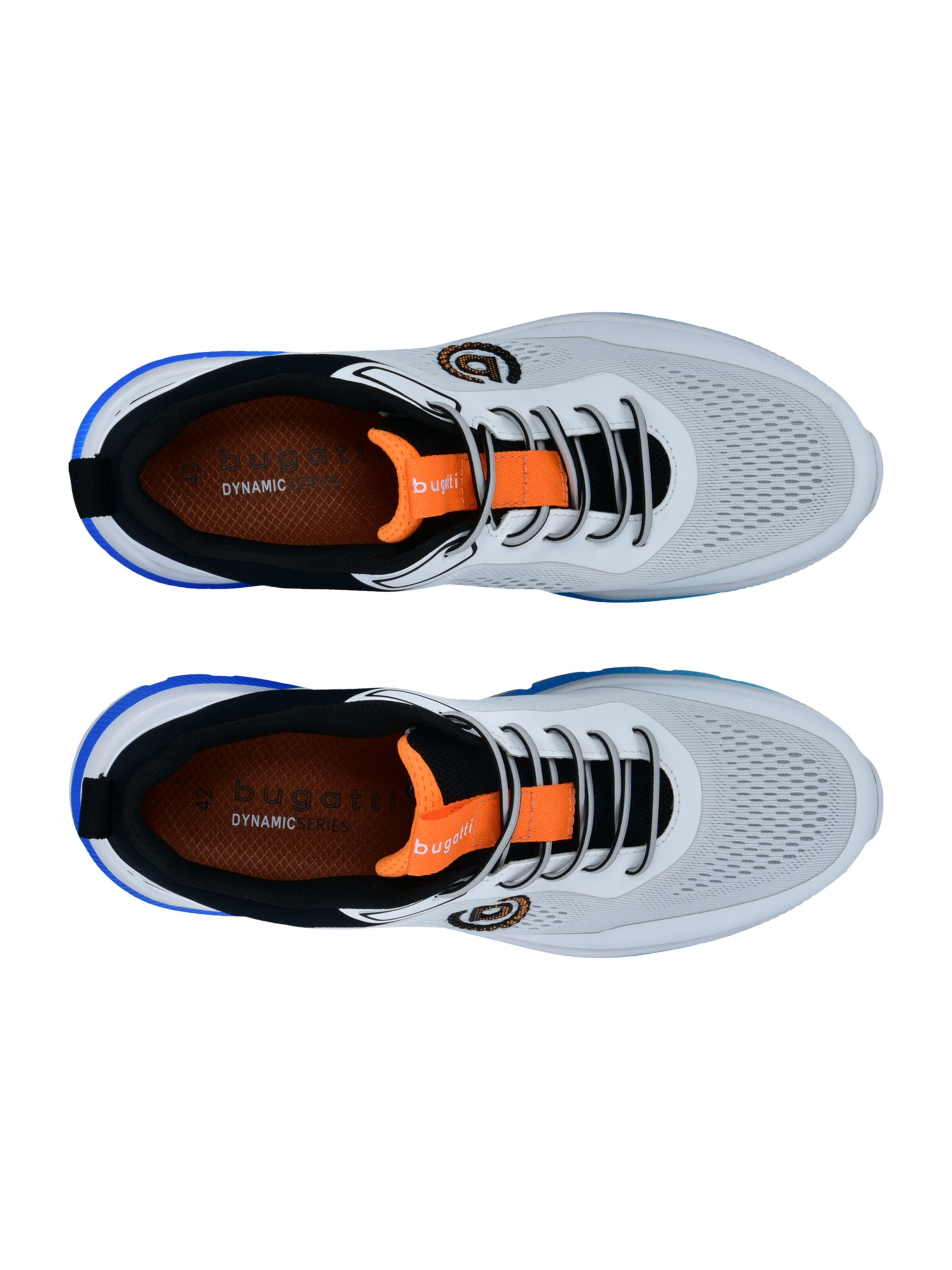 Baskets basses bugatti en blanc