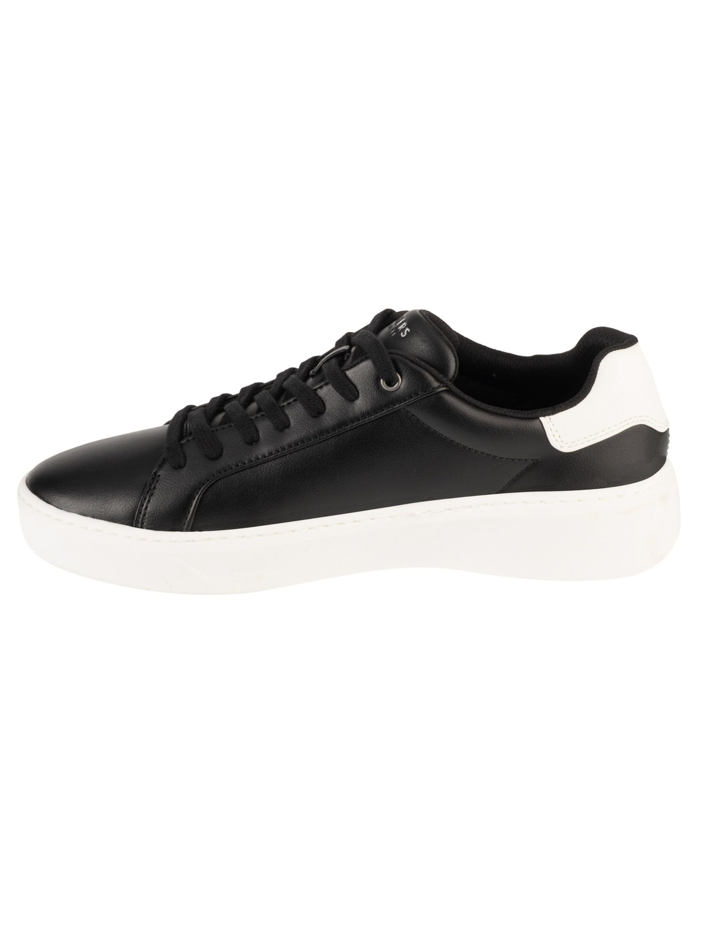 SKECHERS Sneakers laag 'Skechers Court Break - Suit Sneaker' in Zwart: voorkant