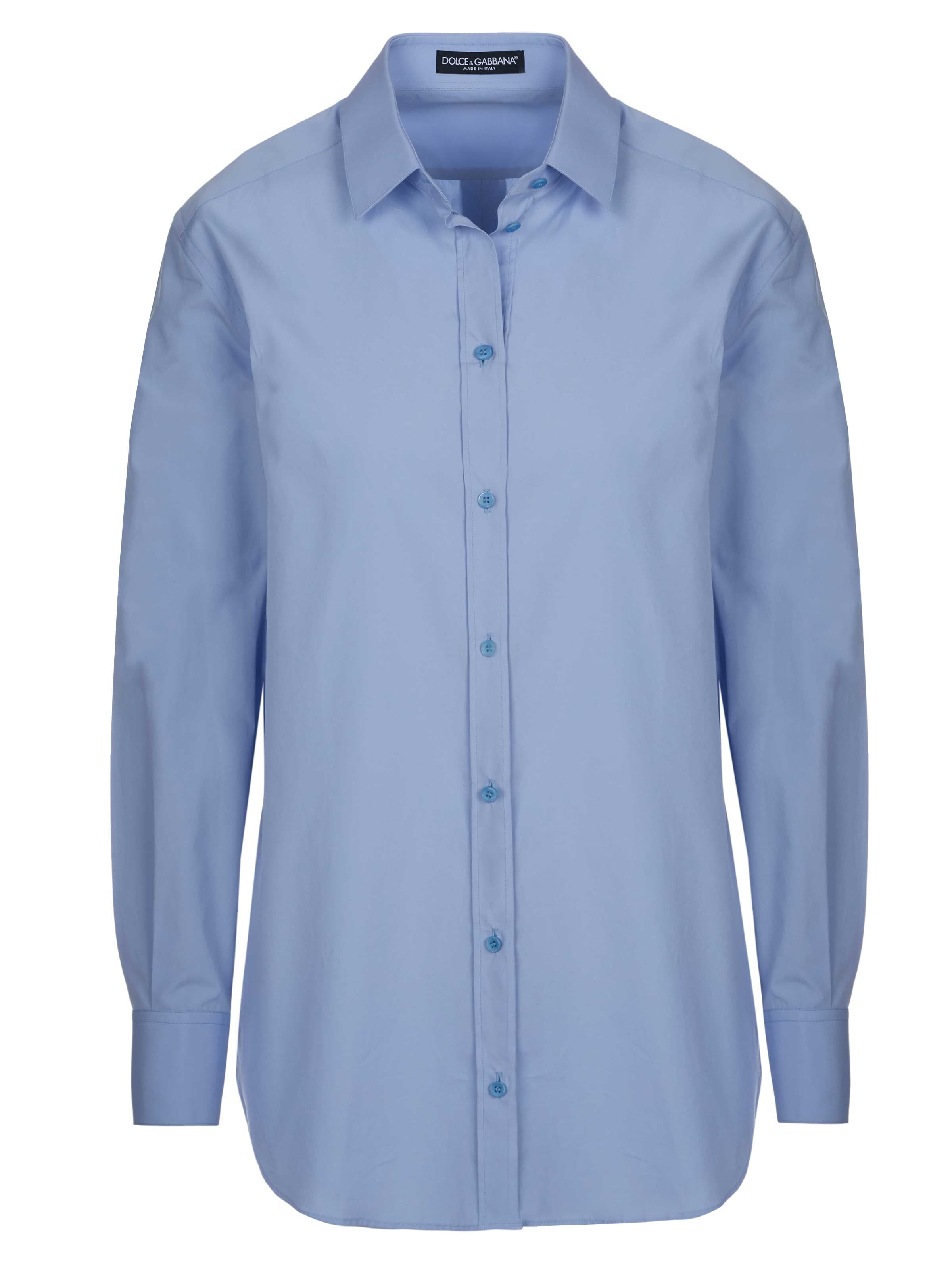 DOLCE & GABBANA Bluse 'Dolce & Gabbana Bluse'‌‌ in Blau: Vorderseite
