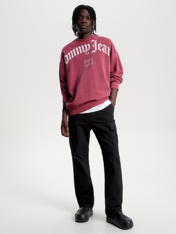 Sweat-shirt 'Grunge' Tommy Jeans en rouge